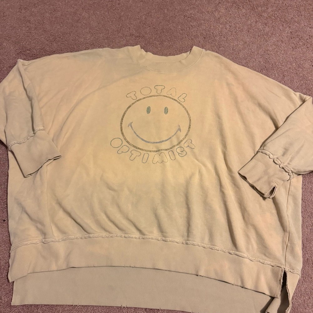 Aerie yellow sweatshirt women's size‎ XL